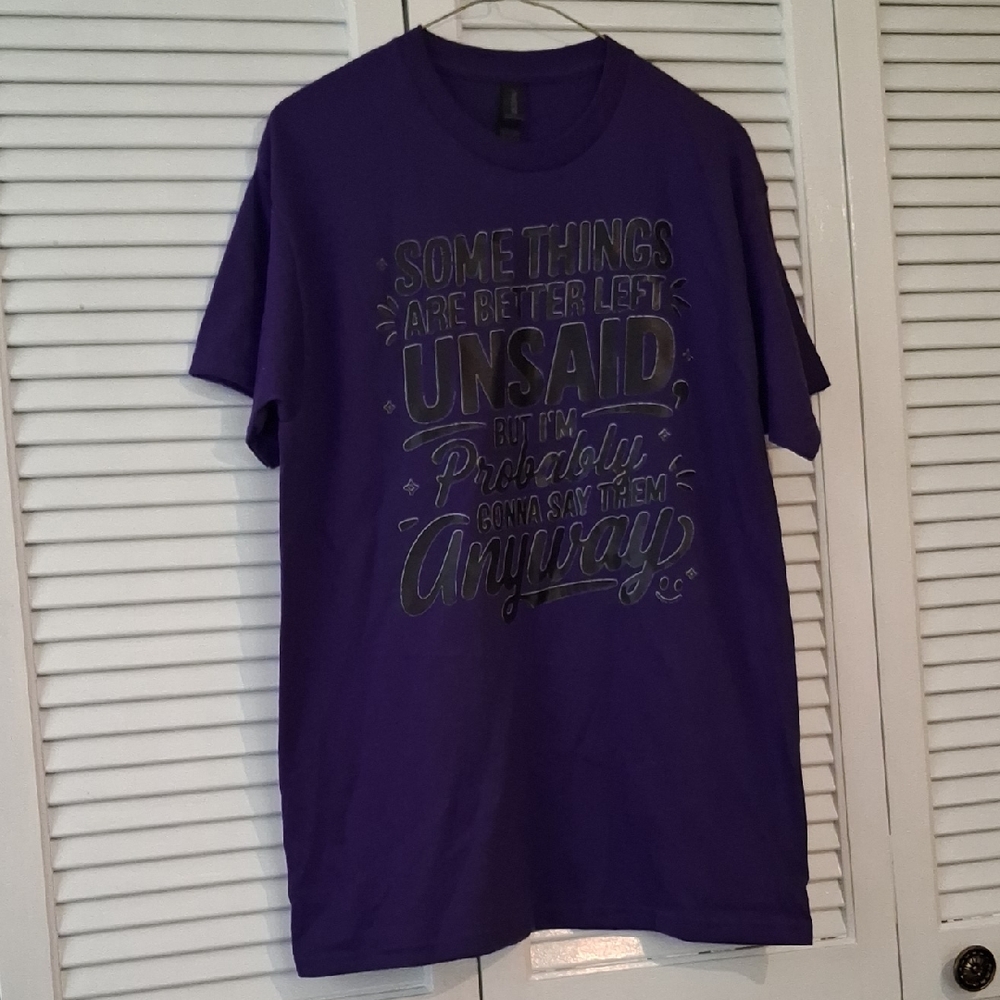 Purple Graphic Men's T-Shirt